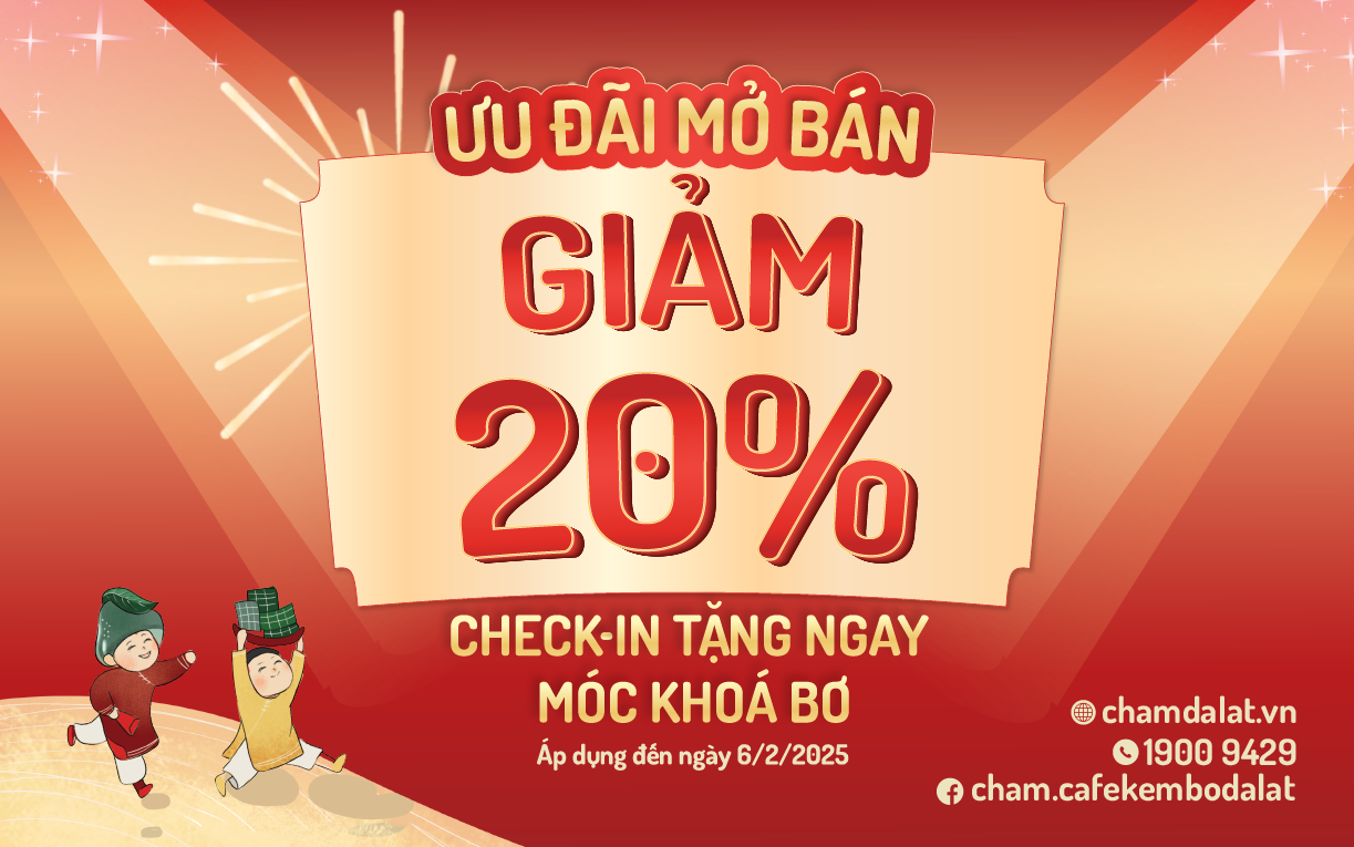 Chương trình mở bán Chạm GO! Đà Lạt (30/1 - 6/2)